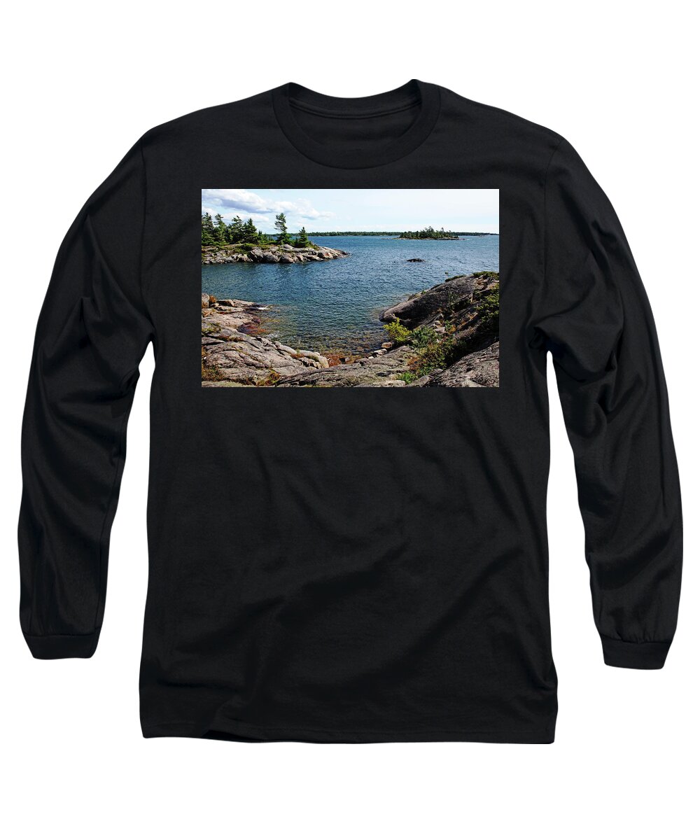 Wreck Island Long Sleeve T-Shirt featuring the photograph Georgian Bay Islands by Debbie Oppermann
