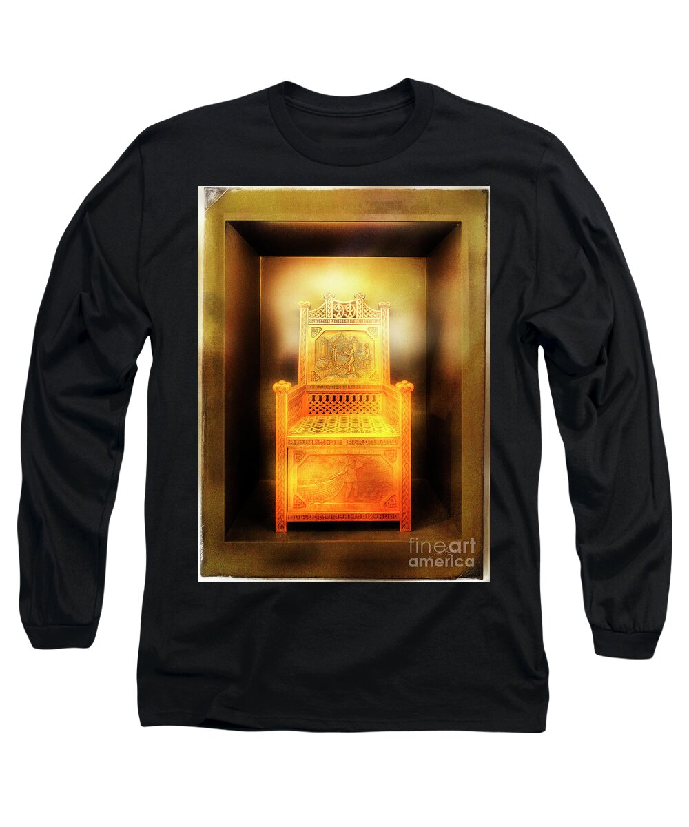 Iceland Long Sleeve T-Shirt featuring the photograph Golden Throne by Craig J Satterlee