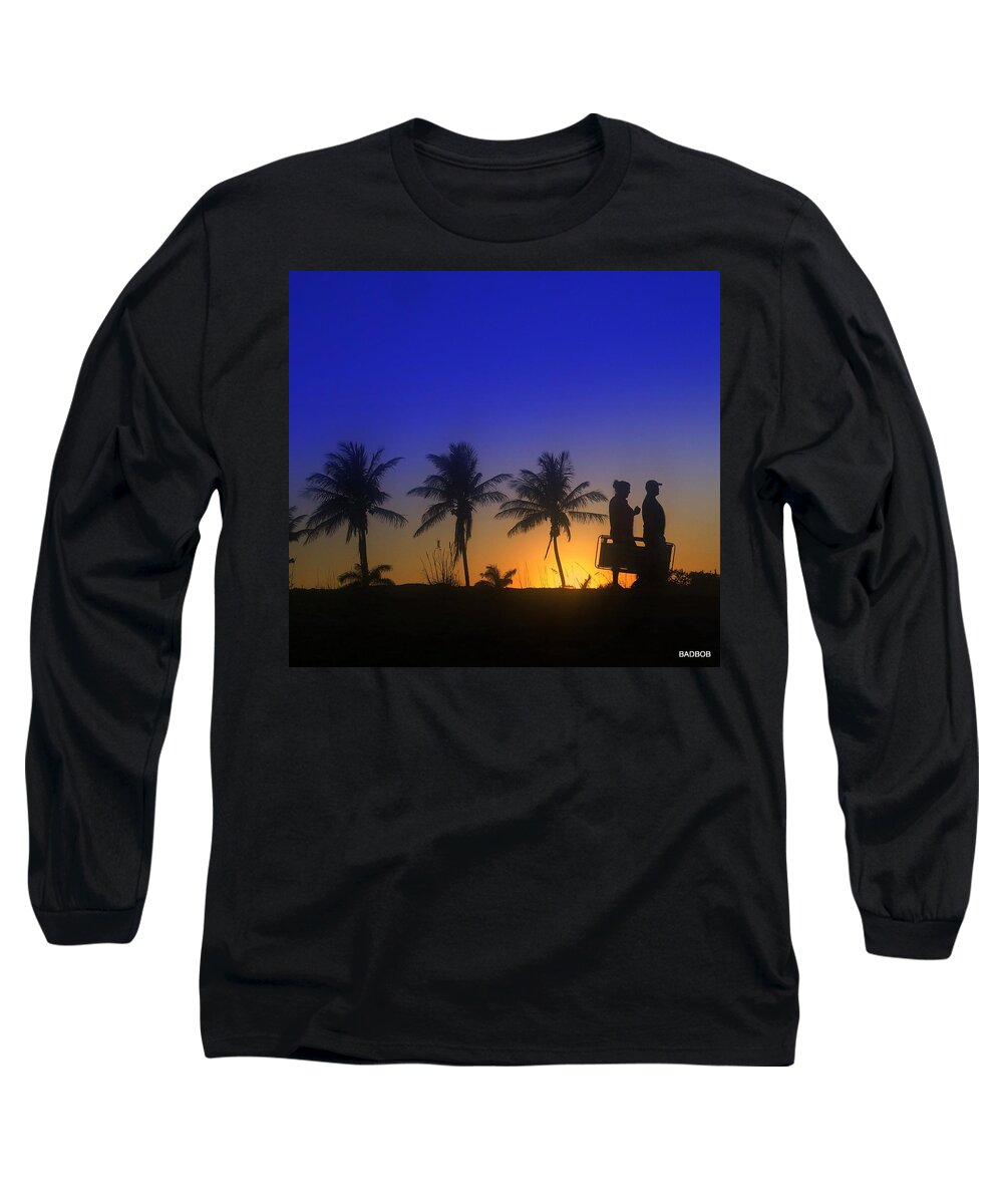 Sunset Long Sleeve T-Shirt featuring the photograph Greg by Robert Francis