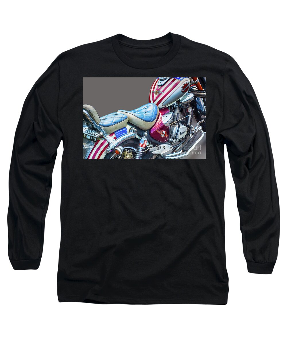 Harley Davidson Long Sleeve T-Shirt featuring the photograph Harley by Charuhas Images