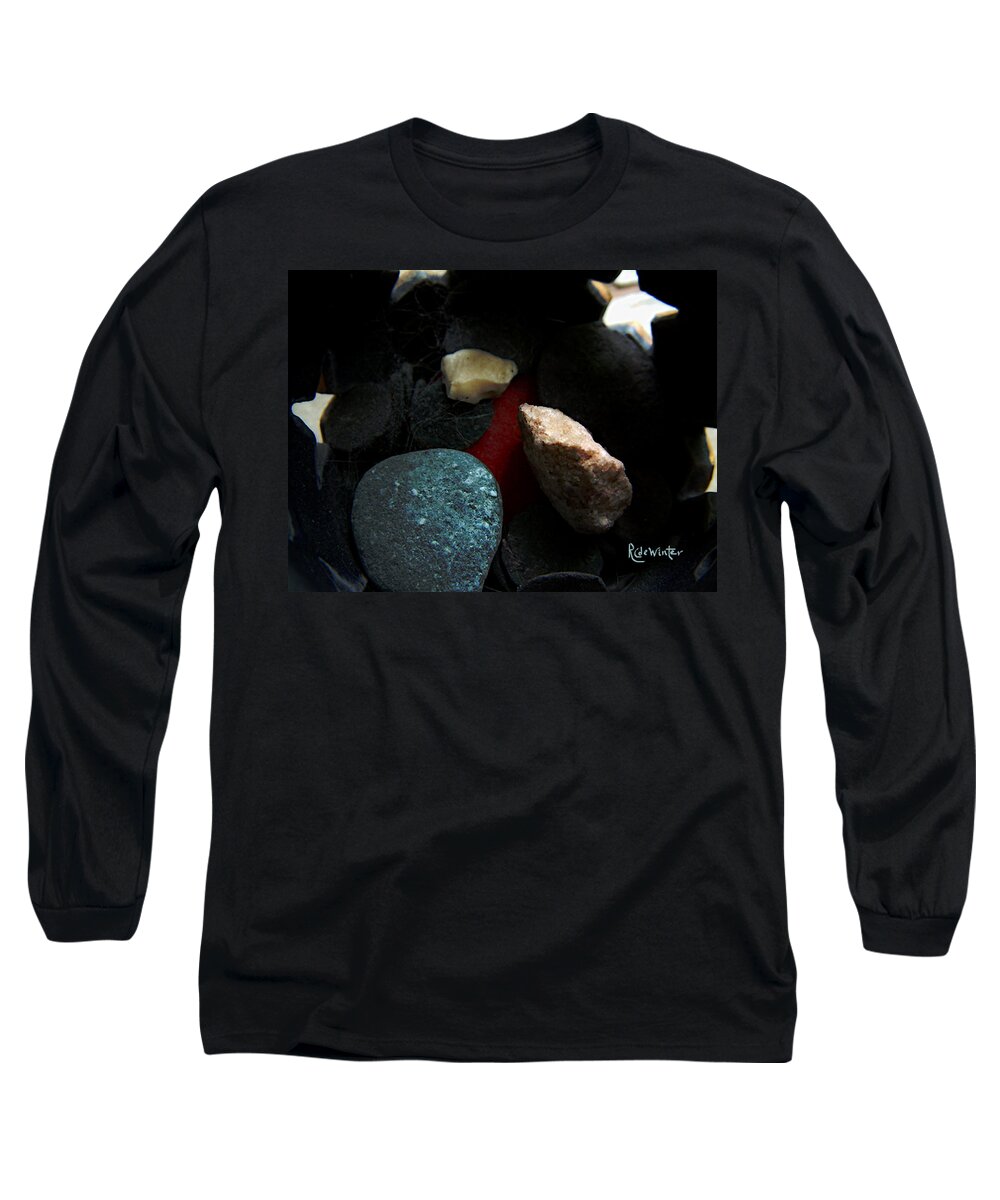 Rocks Long Sleeve T-Shirt featuring the photograph Heart of Stone by RC DeWinter