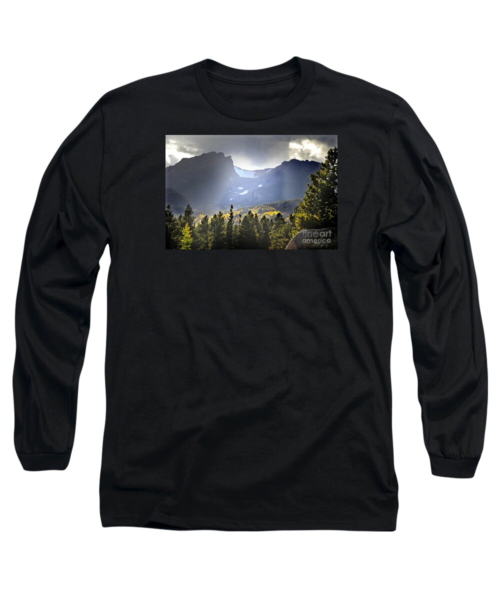 Nature Long Sleeve T-Shirt featuring the photograph Heavenly Rockies RMNP by Nava Thompson