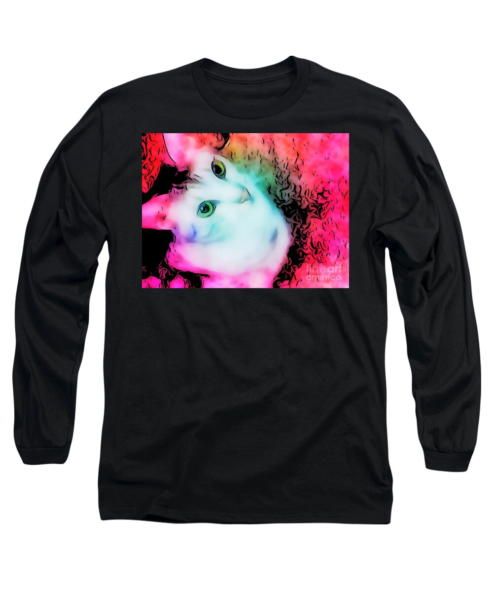 Ocicat Long Sleeve T-Shirt featuring the photograph Henry by Jenny Revitz Soper