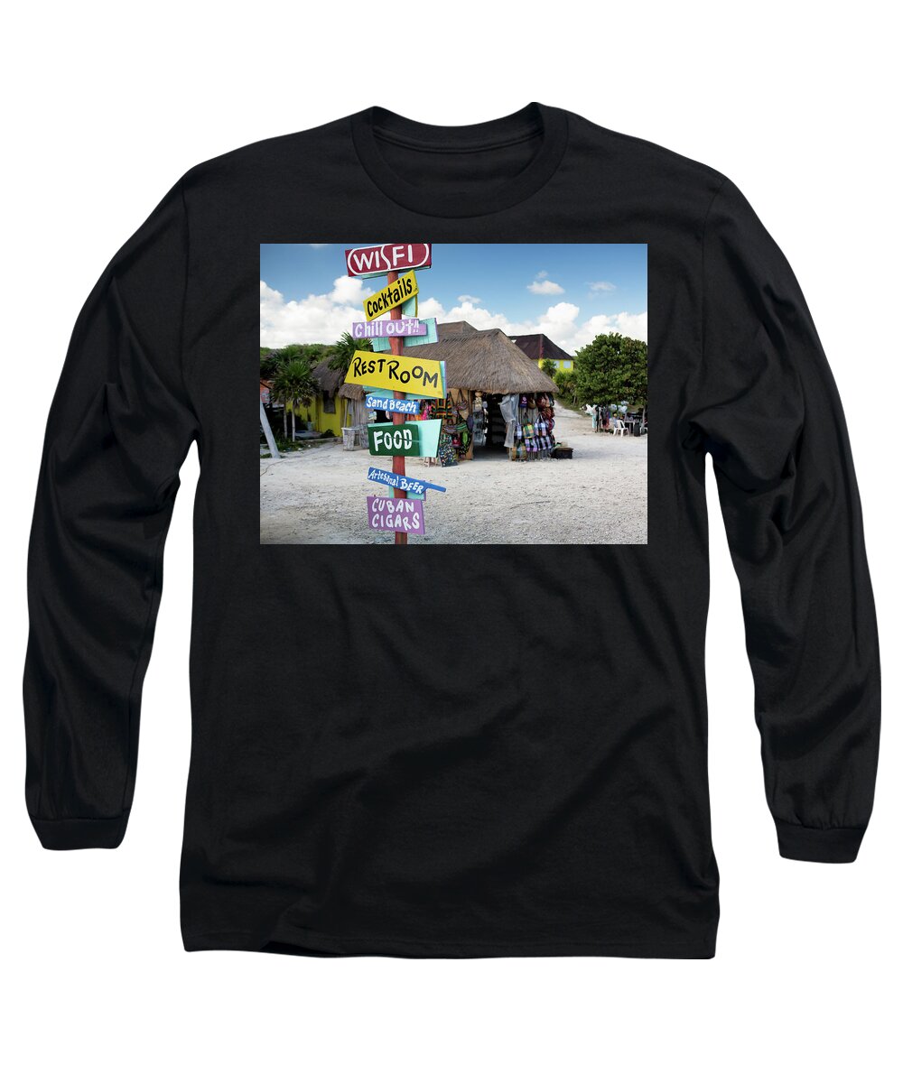 Cozumel Long Sleeve T-Shirt featuring the photograph Here's What's Here 2 by David Buhler