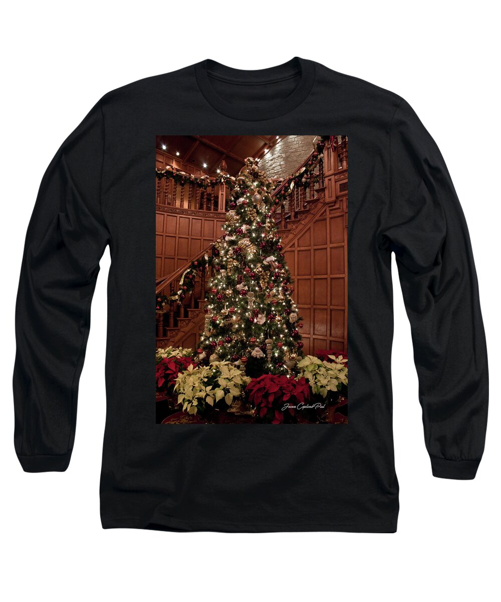 Decorated Long Sleeve T-Shirt featuring the photograph Home for Christmas by Joann Copeland-Paul