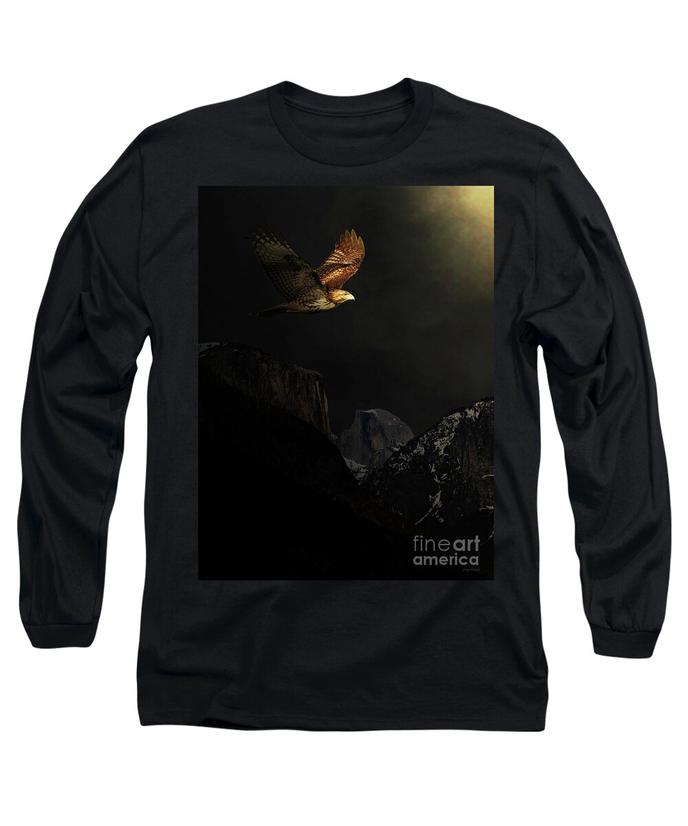 Wingsdomain Long Sleeve T-Shirt featuring the photograph Homeward Bound by Wingsdomain Art and Photography
