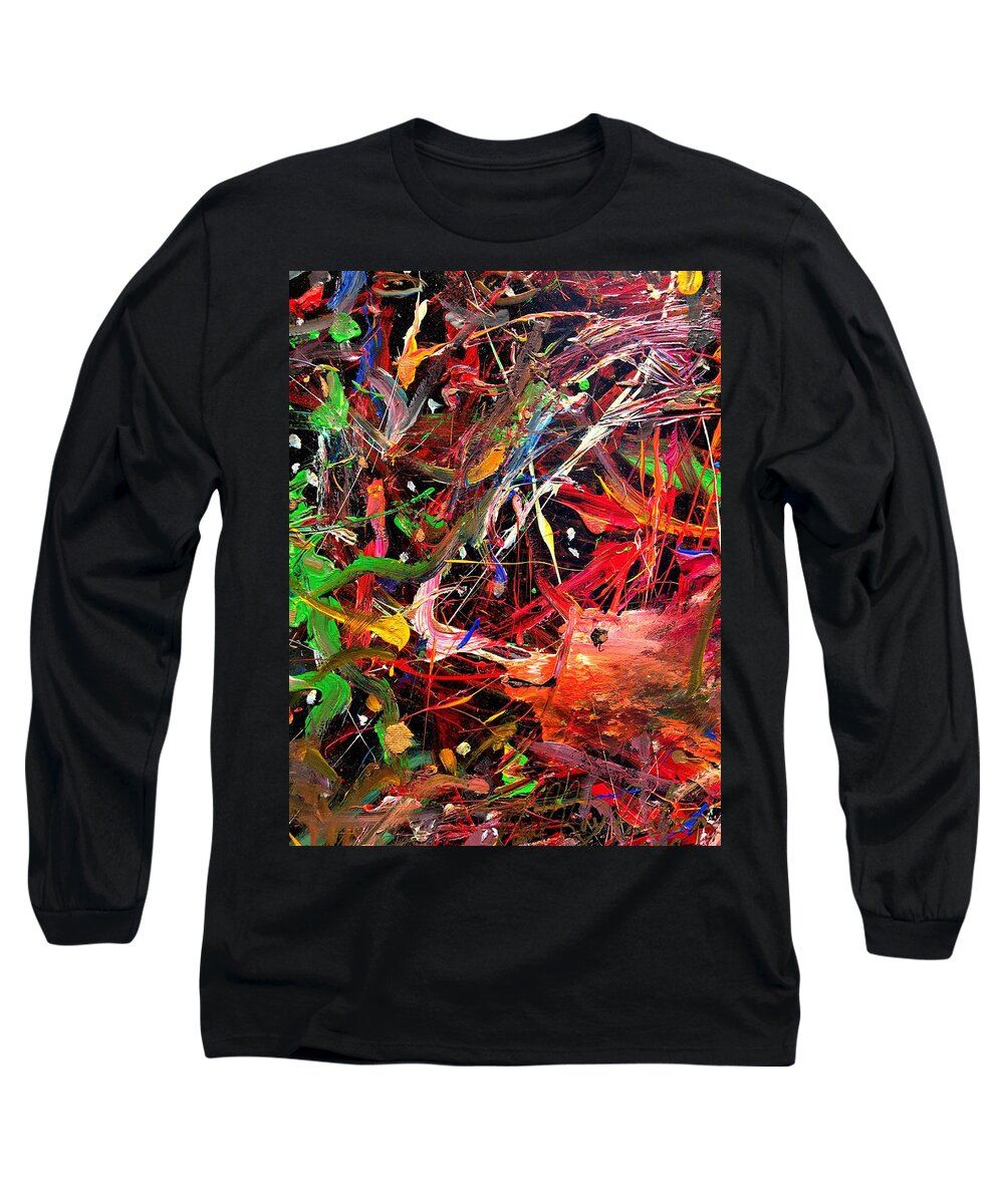 Fishing Long Sleeve T-Shirt featuring the painting Hook line and sinker by Neal Barbosa