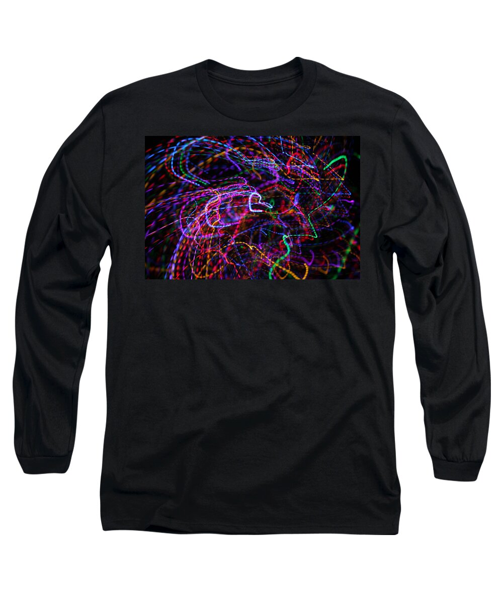 Light Painting Long Sleeve T-Shirt featuring the photograph How Hearts Are Made by Ric Bascobert
