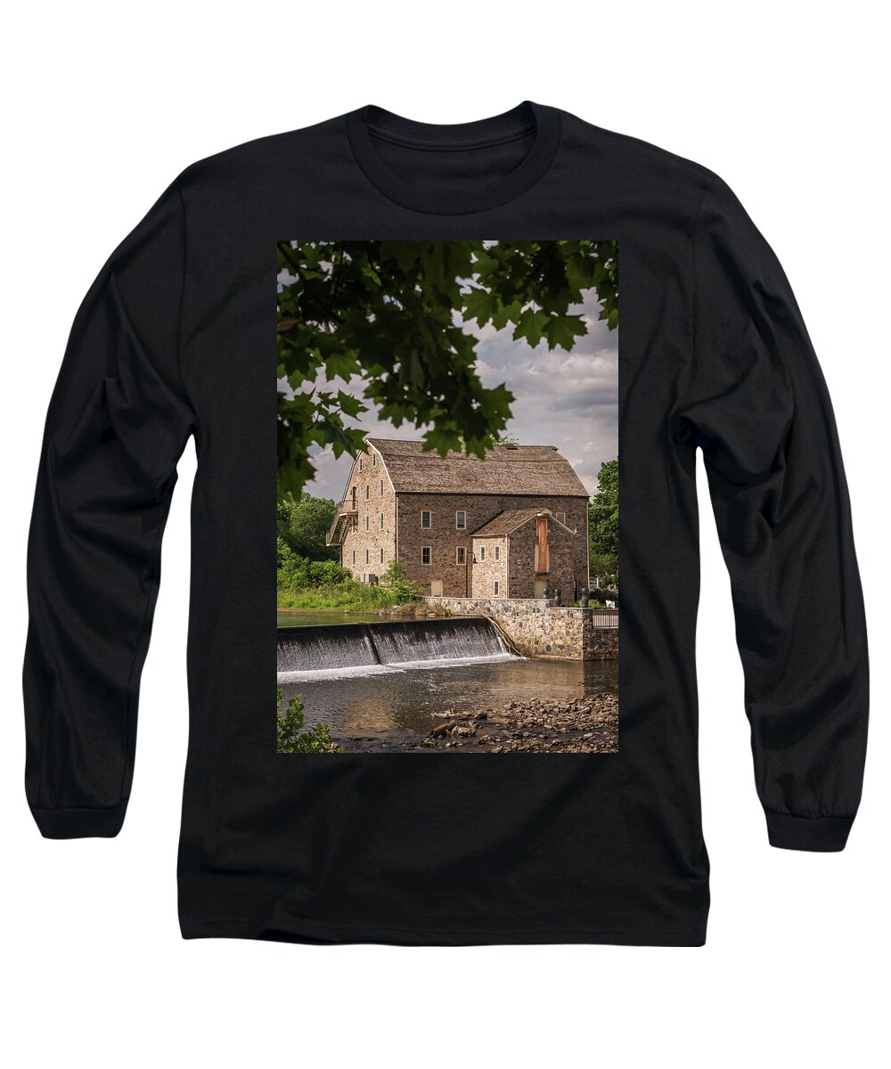 Terry D Photography Long Sleeve T-Shirt featuring the photograph Hunterdon Art Museum Clinton NJ by Terry DeLuco