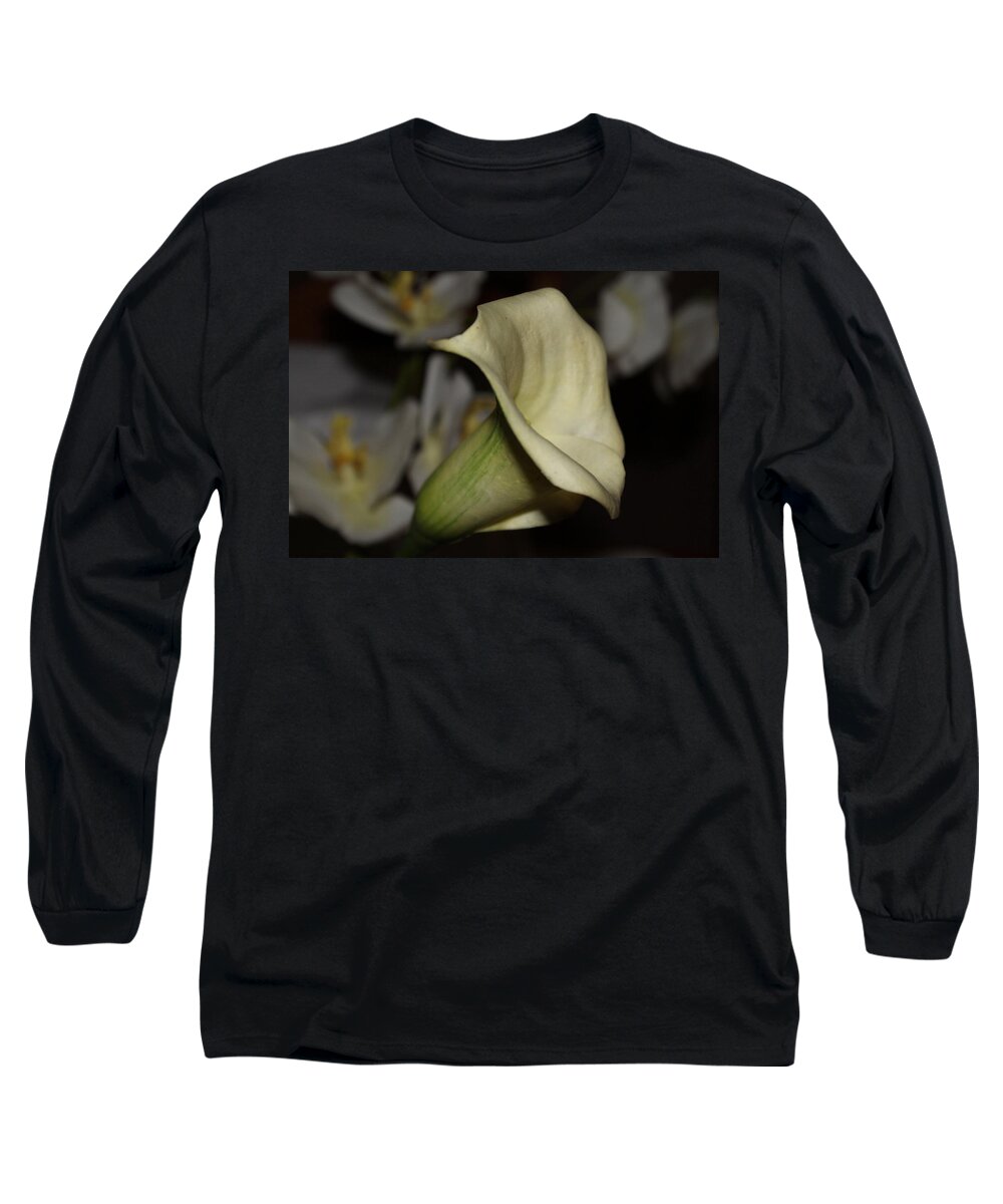 Lily Long Sleeve T-Shirt featuring the photograph Imitation Lily by Debbie Levene