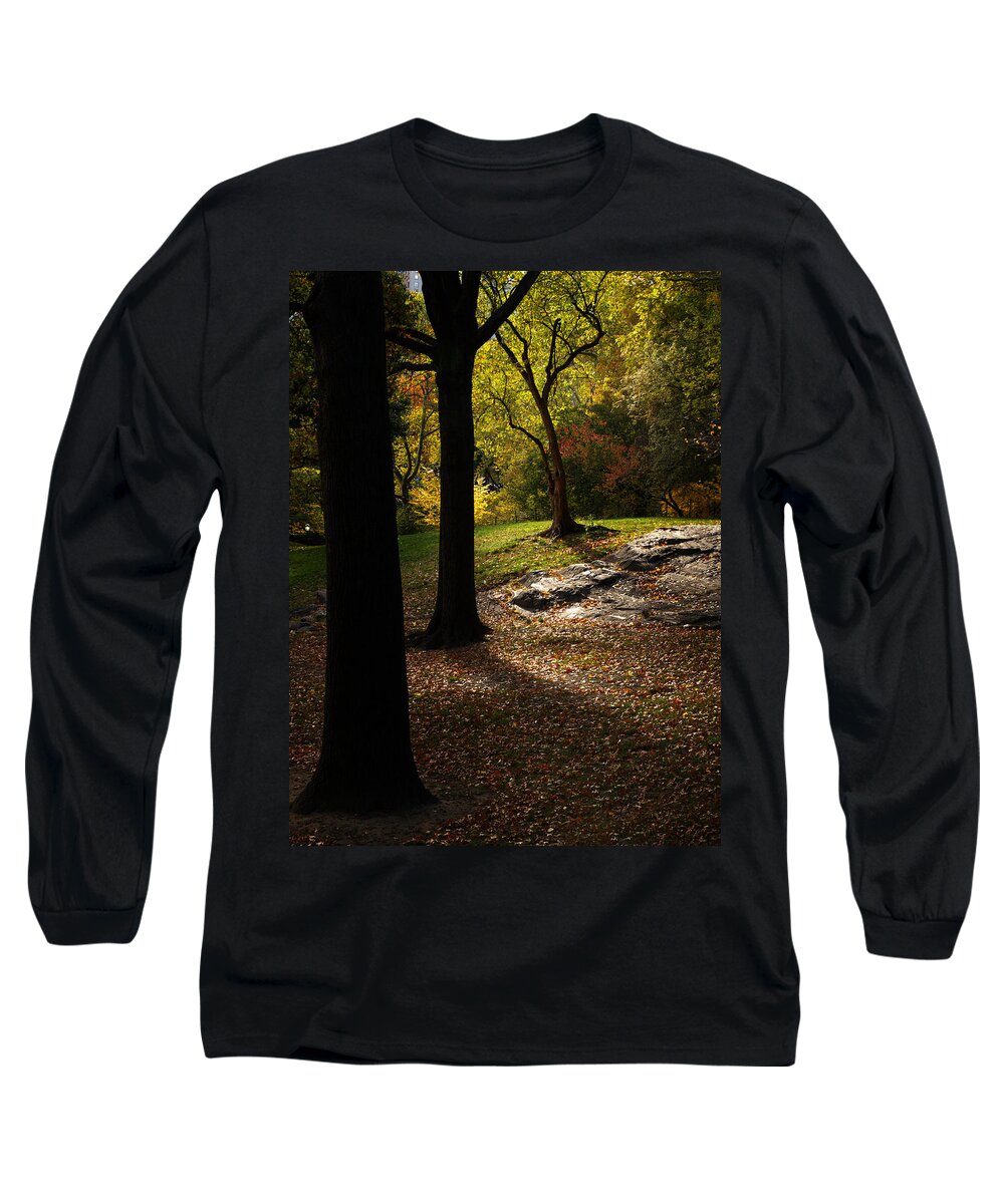 Central Park Long Sleeve T-Shirt featuring the photograph In The Magical Light by Dorothy Lee