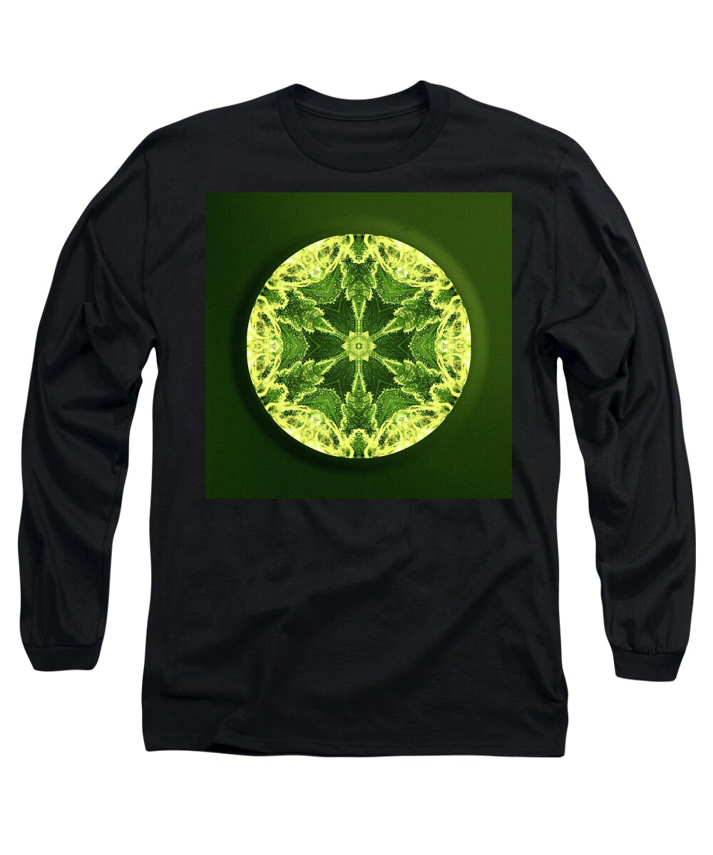 Mandala Long Sleeve T-Shirt featuring the digital art Independence by Alicia Kent