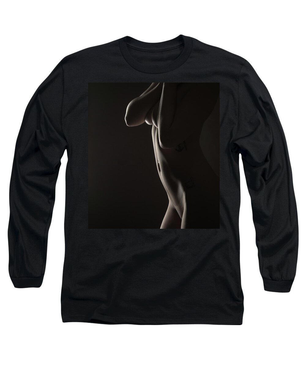Blue Muse Fine Art Long Sleeve T-Shirt featuring the photograph Indifference - colour version by Blue Muse Fine Art