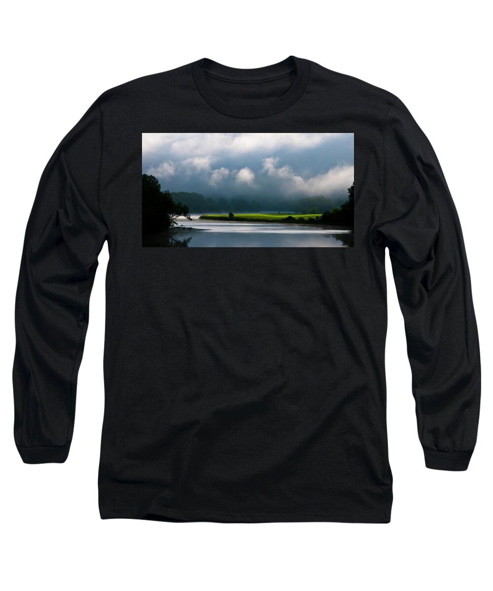 Connecticut River Long Sleeve T-Shirt featuring the photograph Interlude by Jeff Cooper