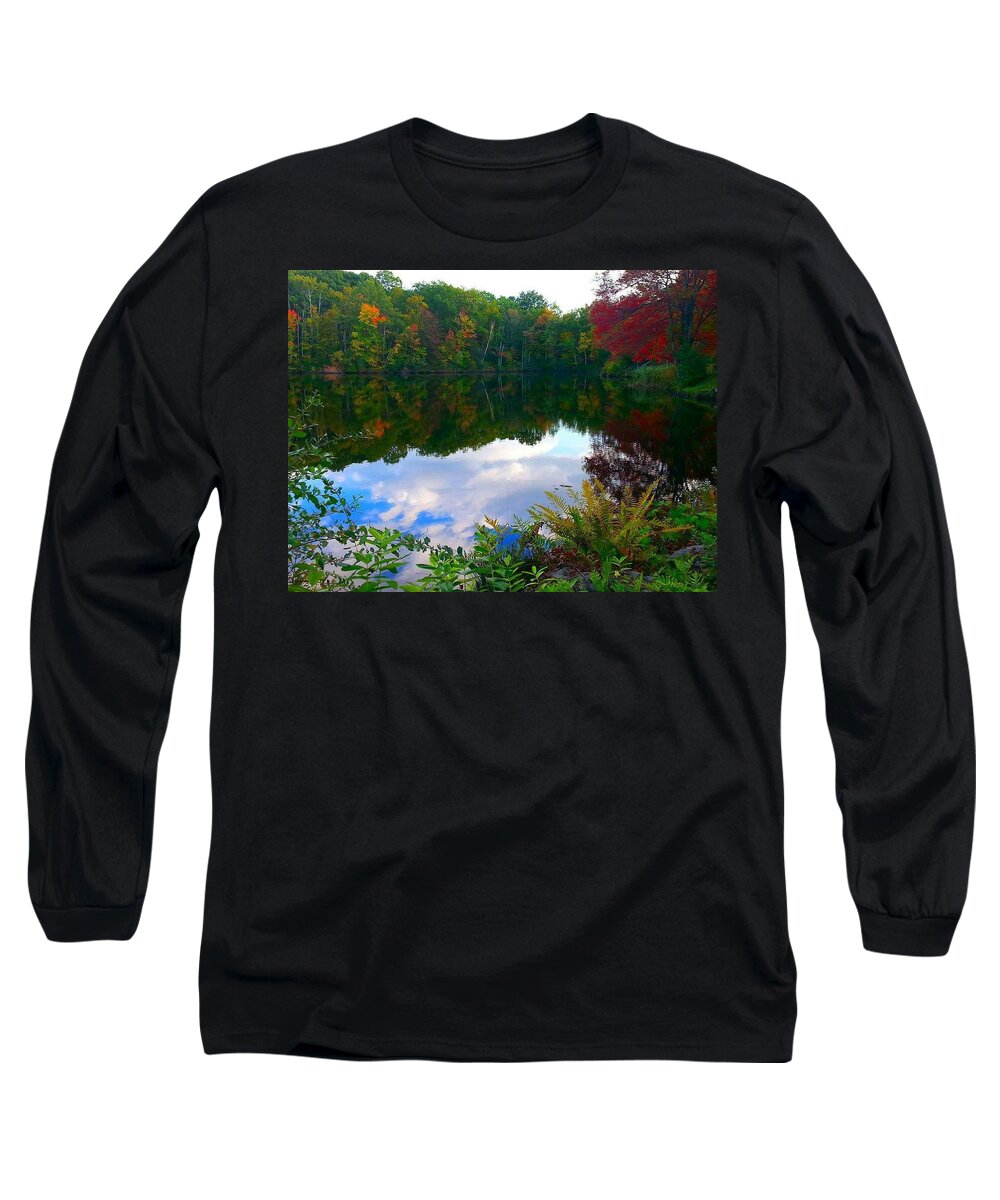 Autumn Long Sleeve T-Shirt featuring the photograph Introvert by Dani McEvoy