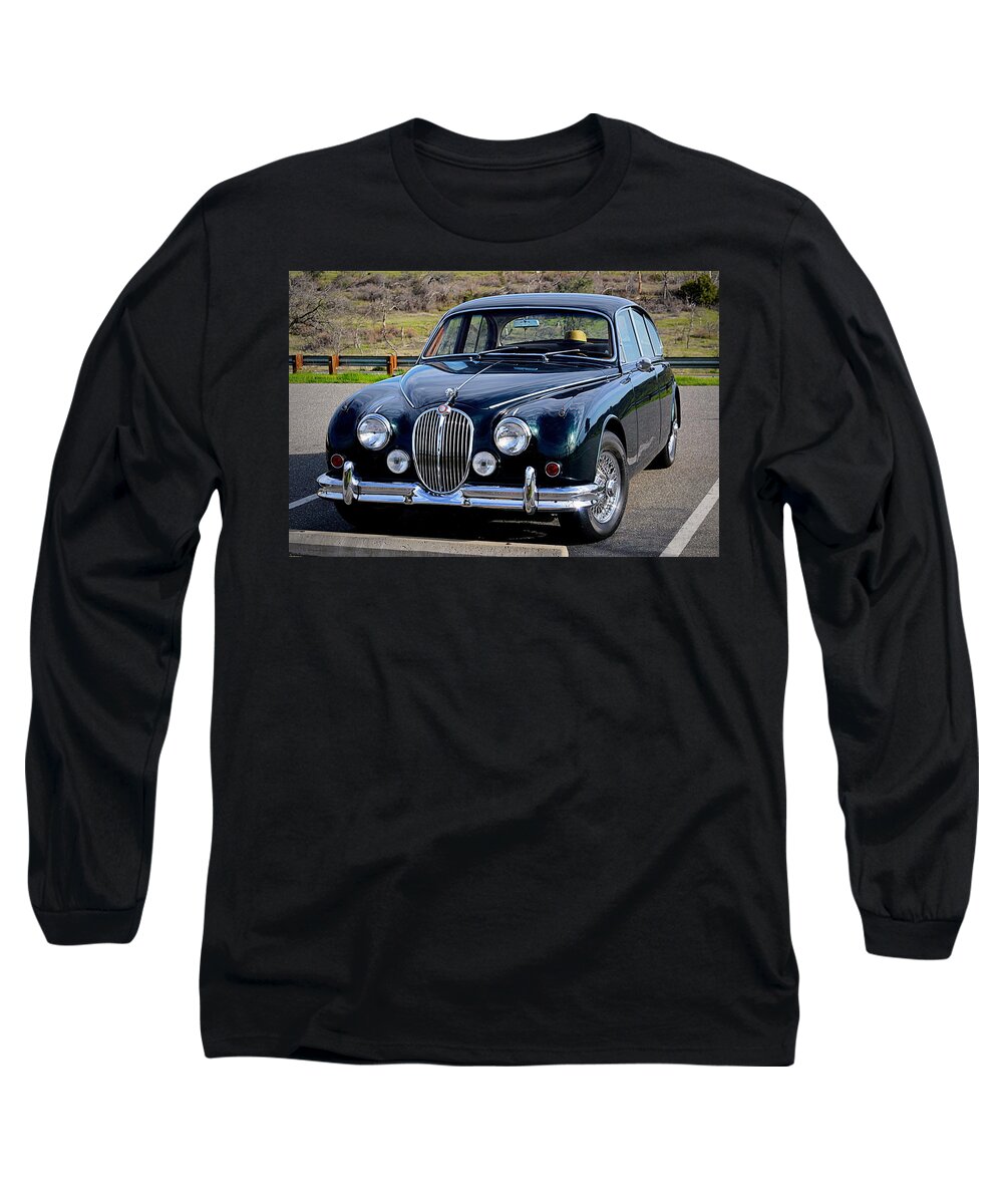 Cars Long Sleeve T-Shirt featuring the photograph Jag by AJ Schibig