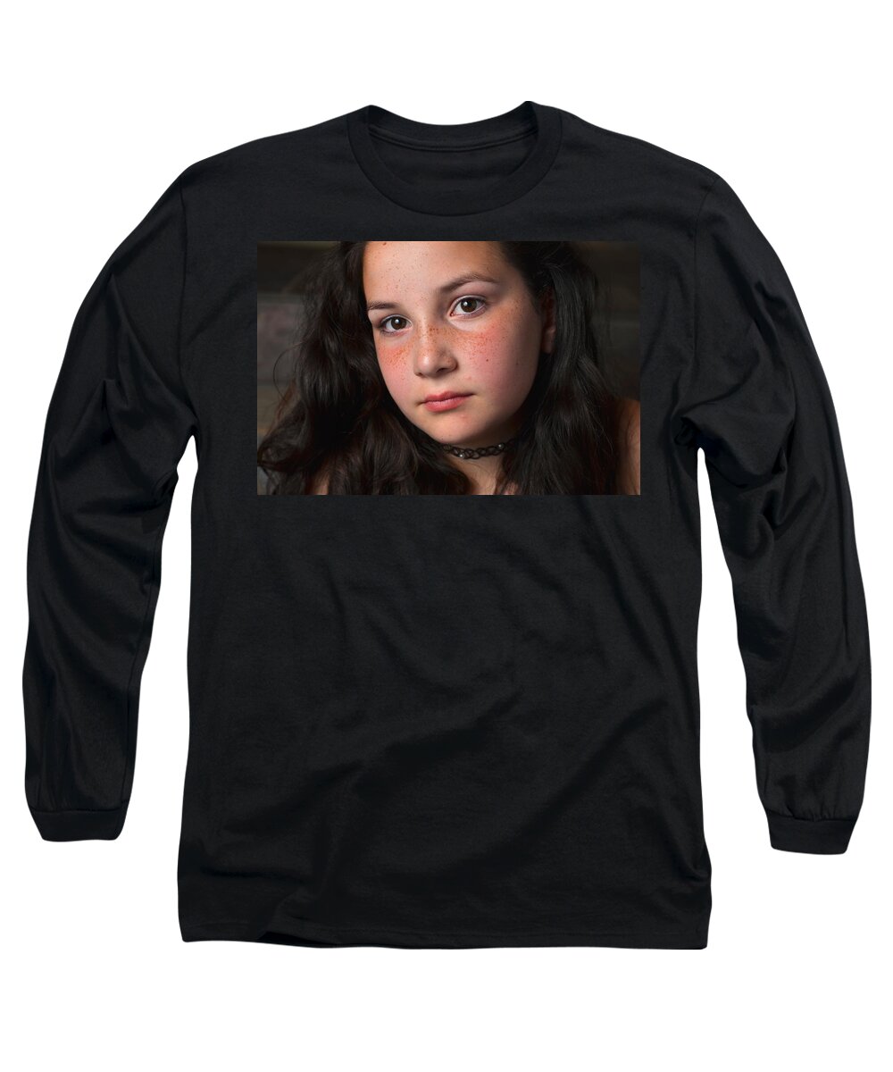Reunion Long Sleeve T-Shirt featuring the photograph Karly by Carle Aldrete