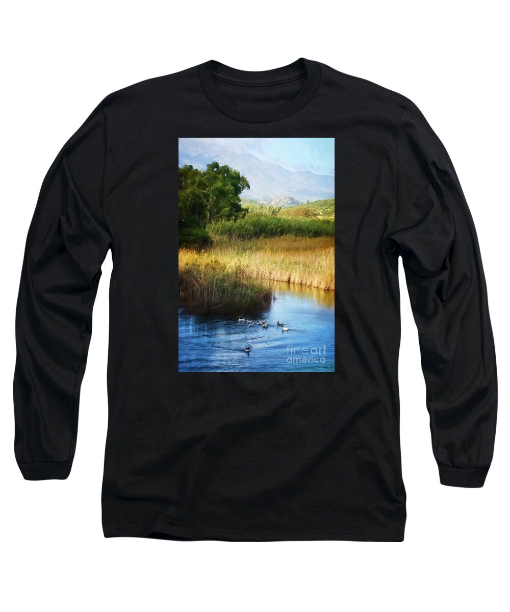 Crete Long Sleeve T-Shirt featuring the photograph Landscape of Crete by HD Connelly