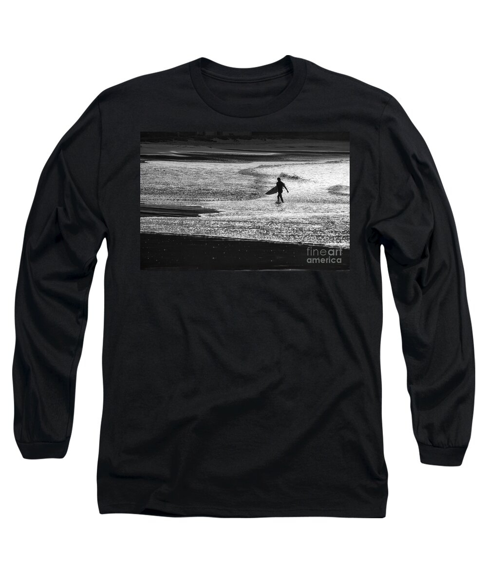Surfer Long Sleeve T-Shirt featuring the photograph Last wave by Sheila Smart Fine Art Photography