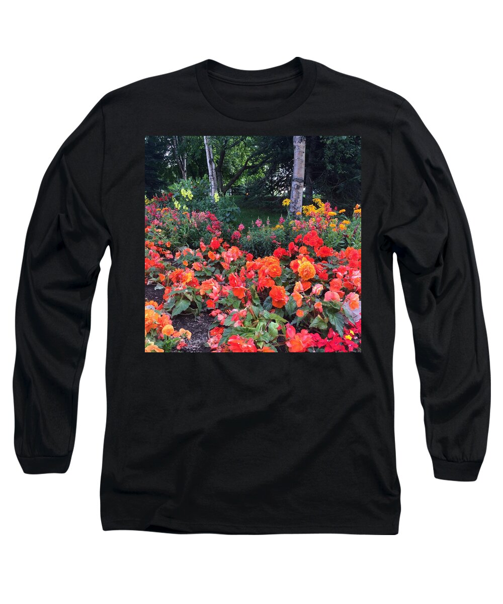 Lava Long Sleeve T-Shirt featuring the photograph Summer in Anchorage by Robert Blankenship