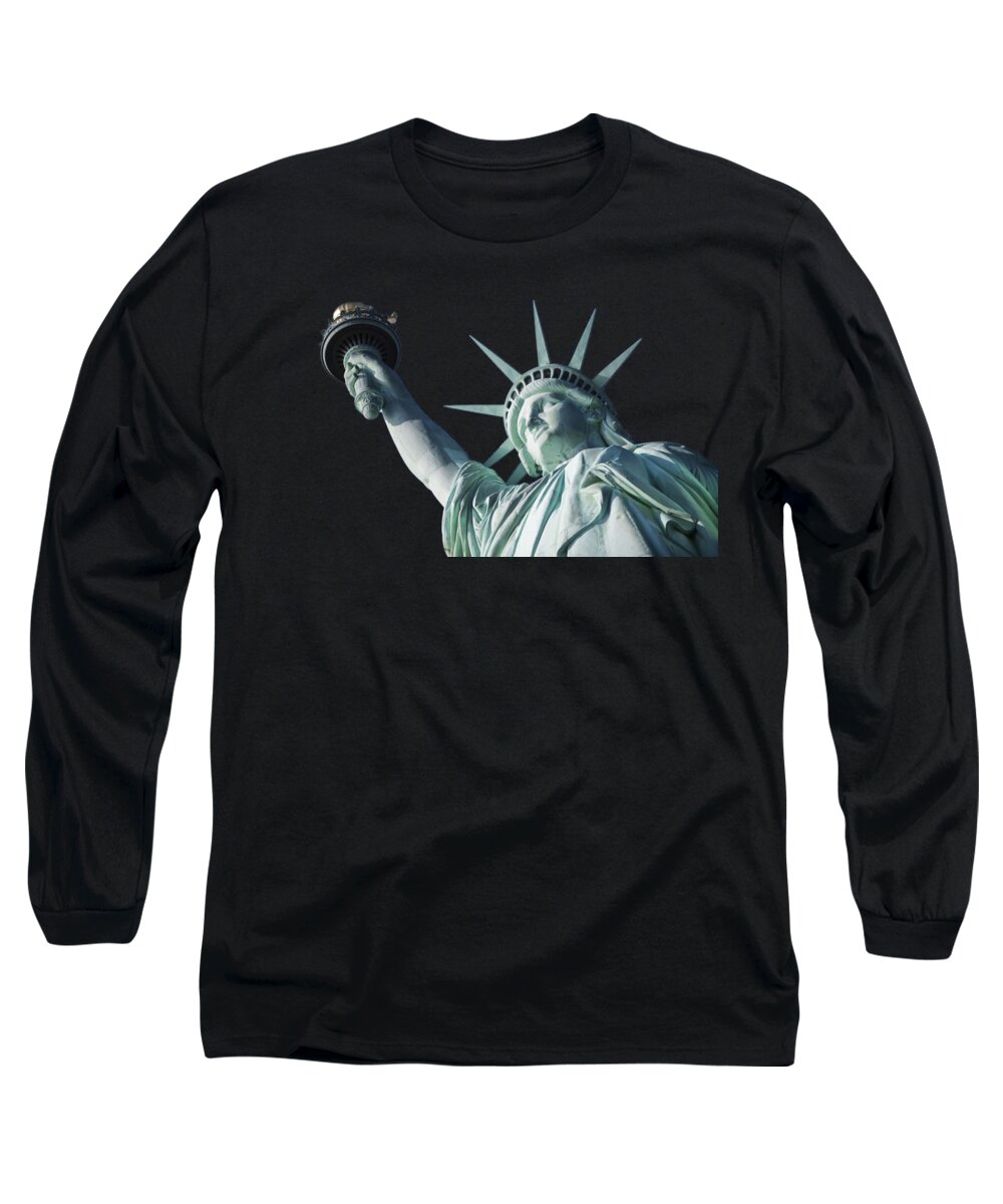 Liberty Long Sleeve T-Shirt featuring the digital art Liberty II by Newwwman
