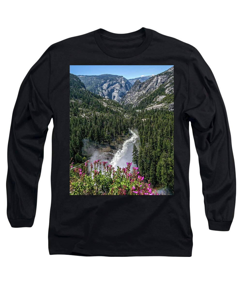 Yosemite Long Sleeve T-Shirt featuring the photograph Life Line of the Valley by Ryan Weddle
