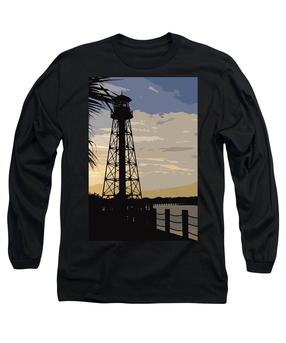 Architecture Long Sleeve T-Shirt featuring the photograph Lighthouse Point by James Rentz