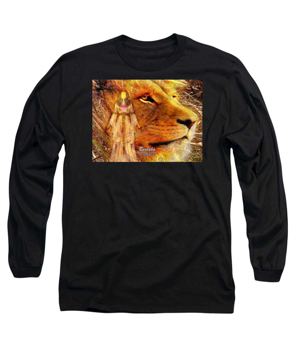 Cecil Long Sleeve T-Shirt featuring the digital art Love 444 Cecil by Barbara Tristan