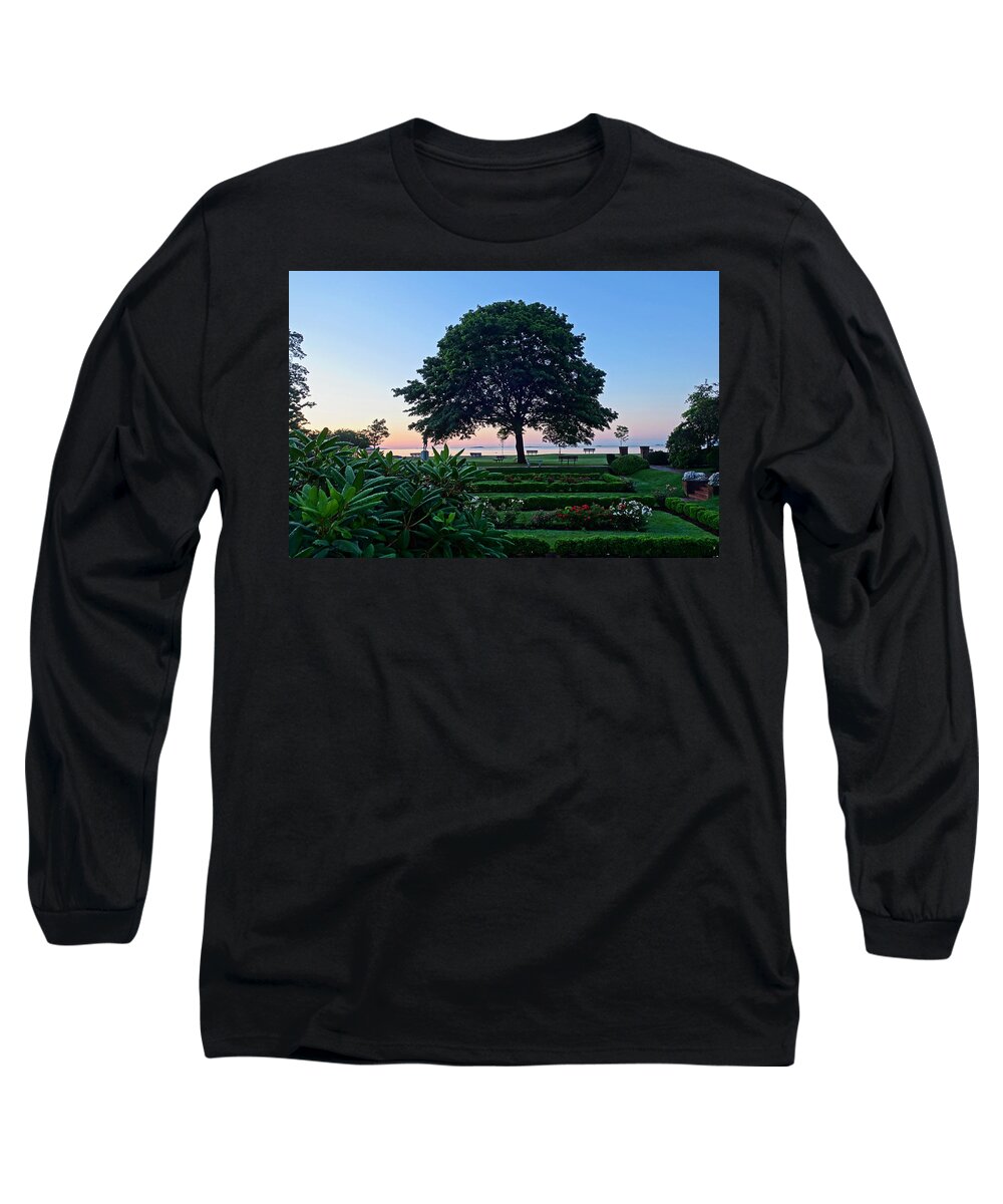 Lynch Long Sleeve T-Shirt featuring the photograph Lynch Park at Dawn Beverly MA by Toby McGuire