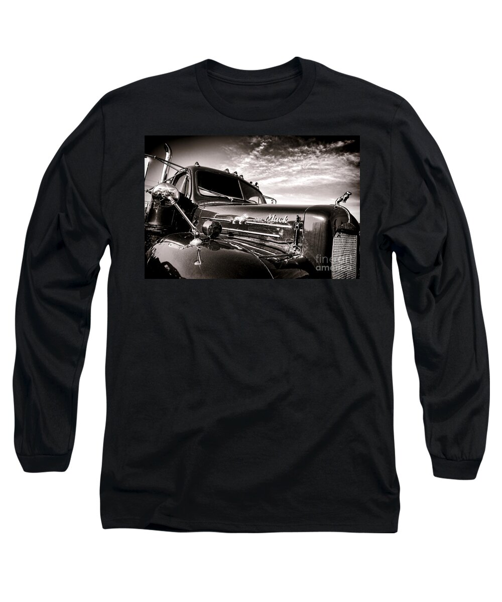 Mack Long Sleeve T-Shirt featuring the photograph Mack B61 Ghost by Olivier Le Queinec