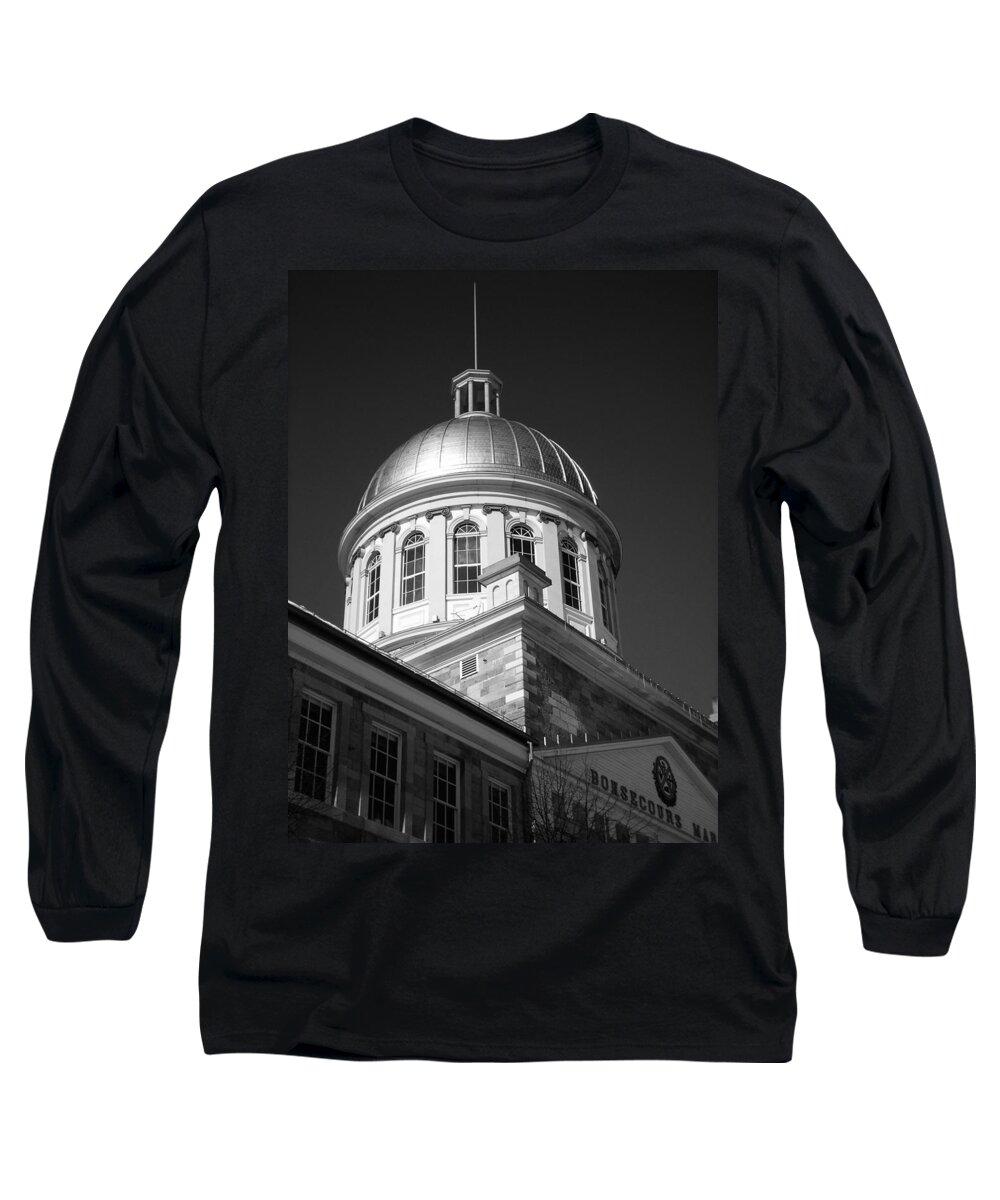 North America Long Sleeve T-Shirt featuring the photograph Marche Bonsecours by Juergen Weiss