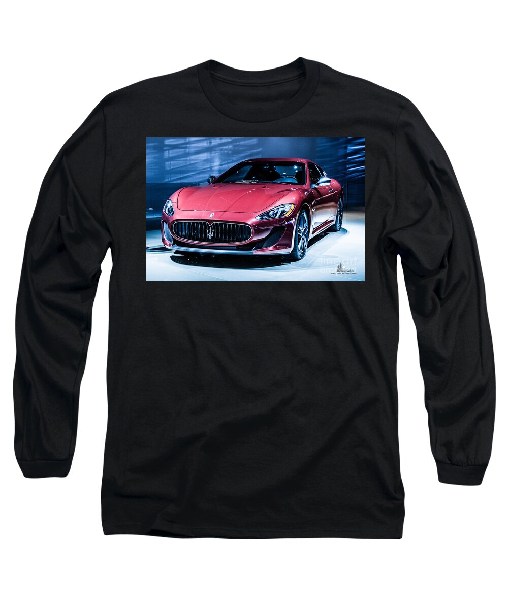 Auto Long Sleeve T-Shirt featuring the photograph Maserati by Ronald Grogan