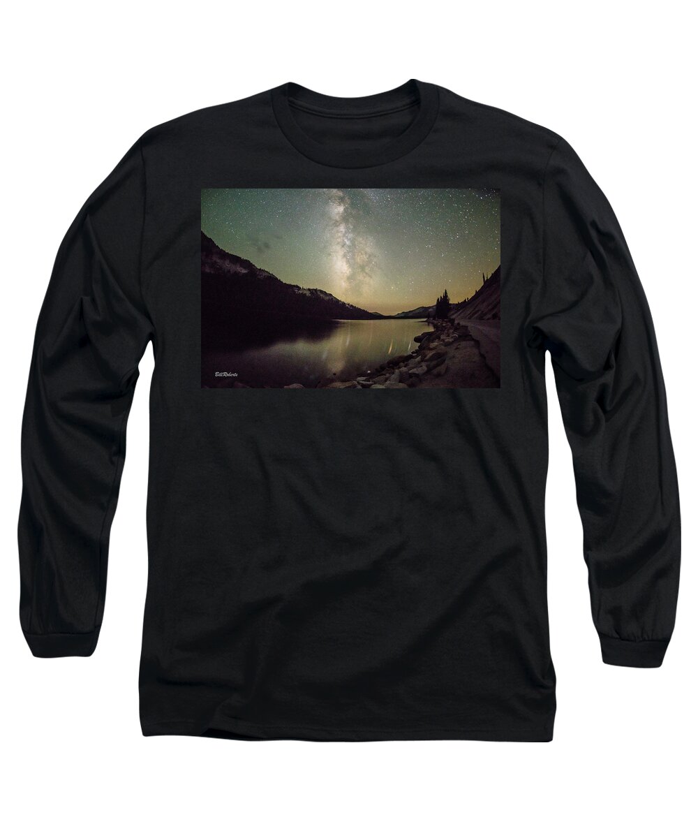 Tenaya Lake Long Sleeve T-Shirt featuring the photograph Milky Way Over Tenaya by Bill Roberts
