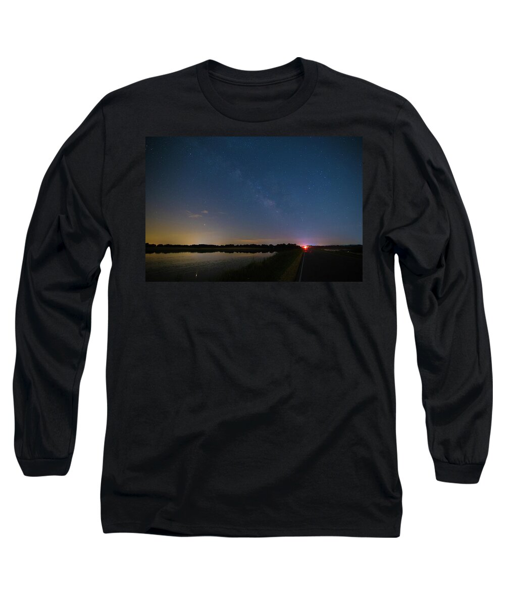 Astro Long Sleeve T-Shirt featuring the photograph Milky Way Reflections by James-Allen