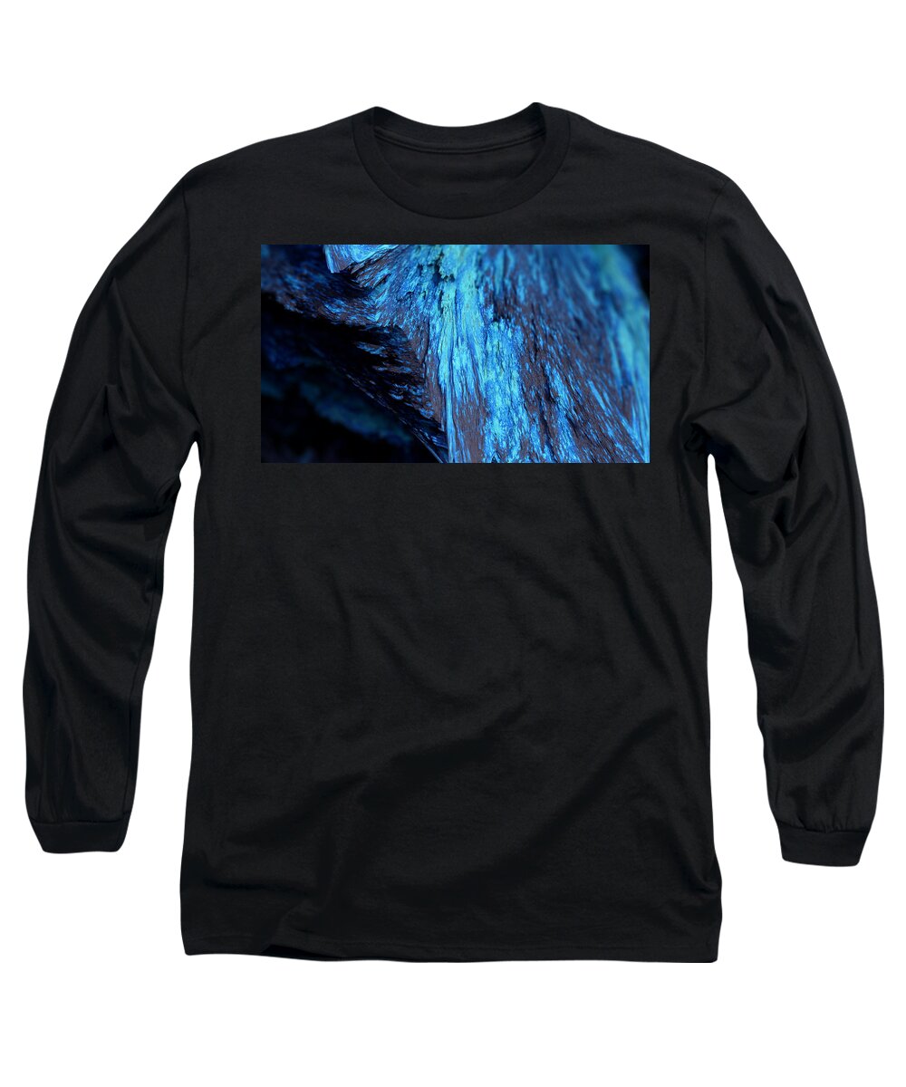 Mineral Long Sleeve T-Shirt featuring the digital art Mineral by Maye Loeser