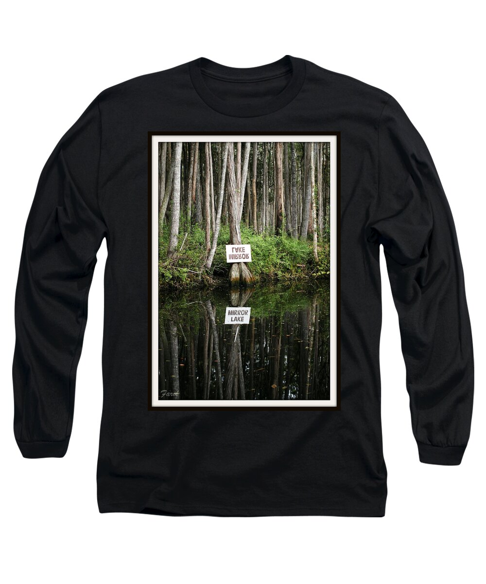 Mirror Long Sleeve T-Shirt featuring the photograph Mirror Lake by Farol Tomson