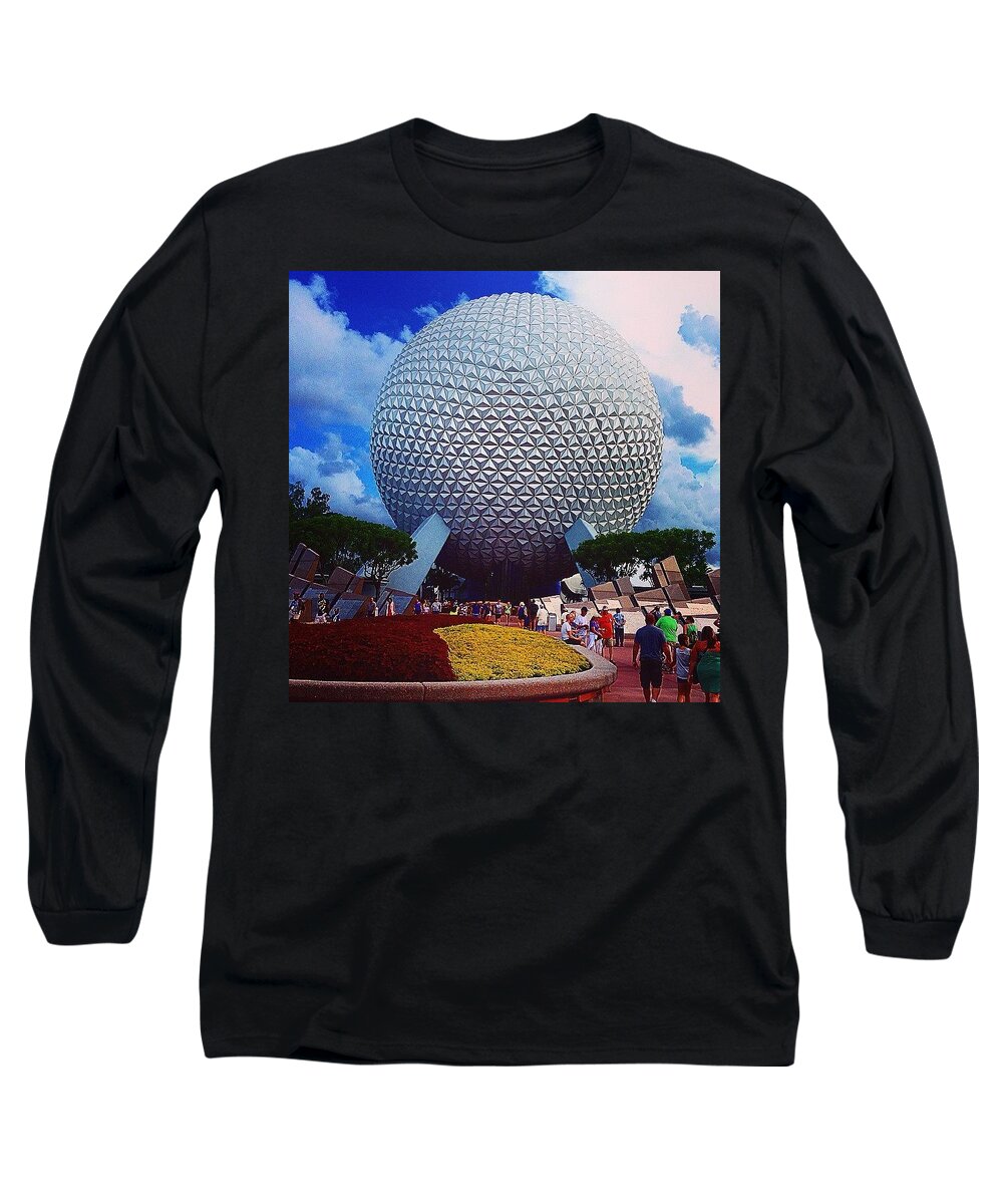 Disney Long Sleeve T-Shirt featuring the photograph Spaceship Earth by Kate Arsenault 