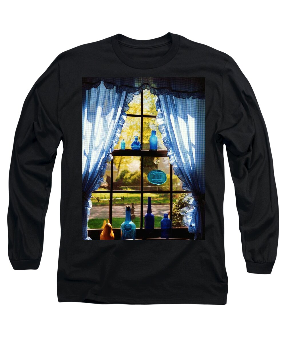 Window Long Sleeve T-Shirt featuring the photograph Mom's kitchen window by John Scates