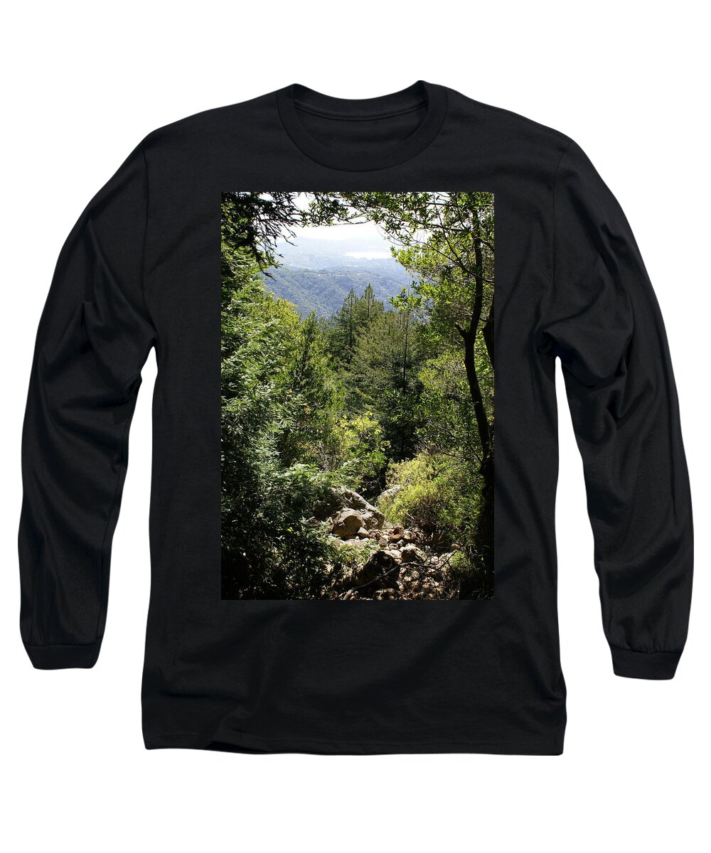 Mount Tamalpais Long Sleeve T-Shirt featuring the photograph Mount Tamalpais Forest View by Ben Upham III