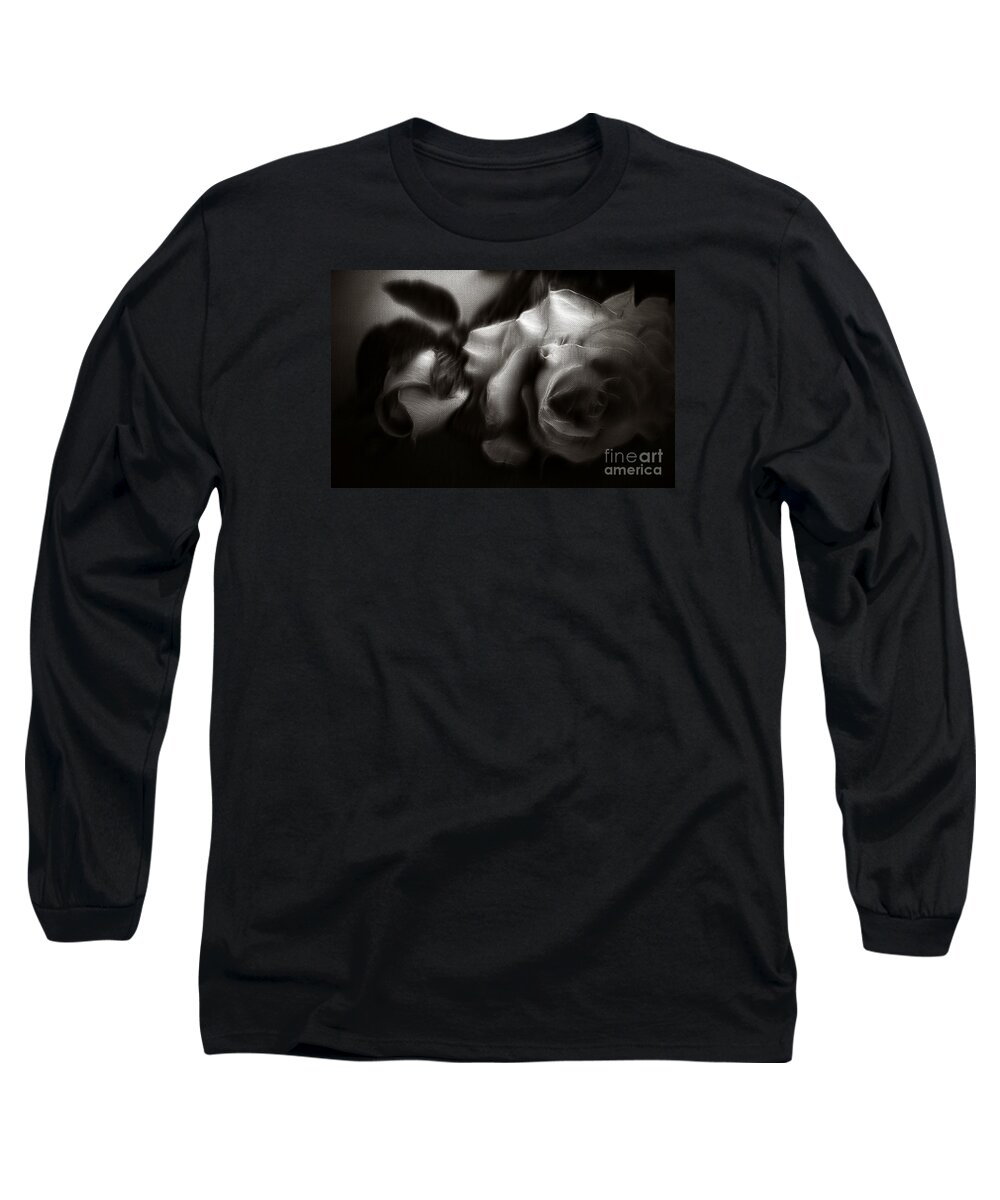 Rose Long Sleeve T-Shirt featuring the photograph My Painted Beauty by Clare Bevan