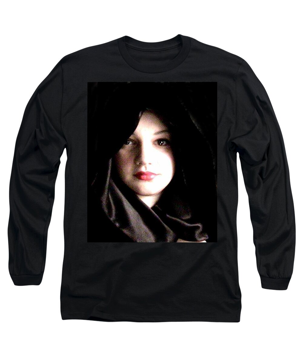 Self Photo Long Sleeve T-Shirt featuring the photograph Myself by Scarlett Royale