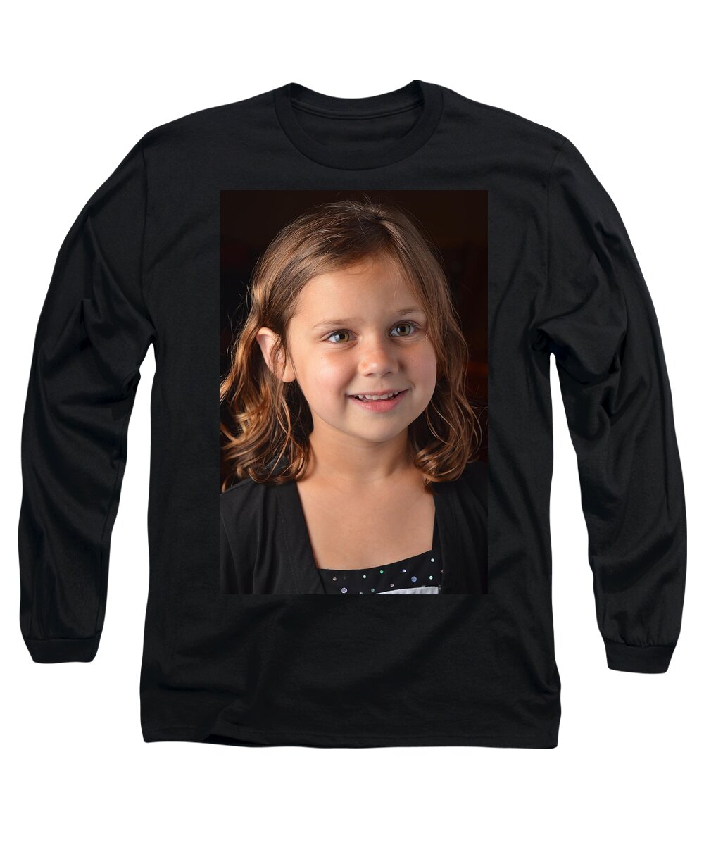 Reunion Long Sleeve T-Shirt featuring the photograph Naturally Kayleigh by Carle Aldrete