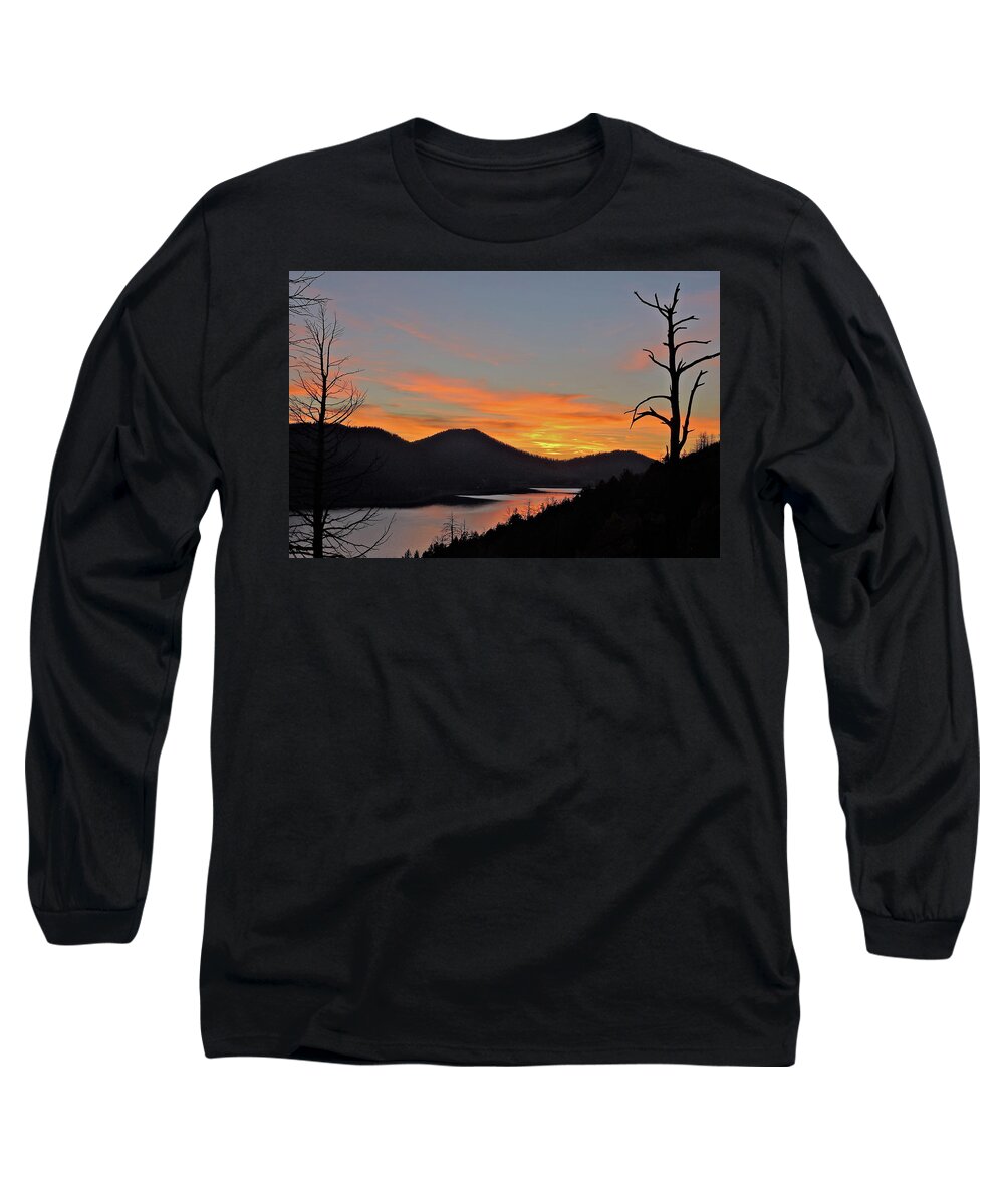 Lake Long Sleeve T-Shirt featuring the photograph Navaho Lake by Patricia Haynes