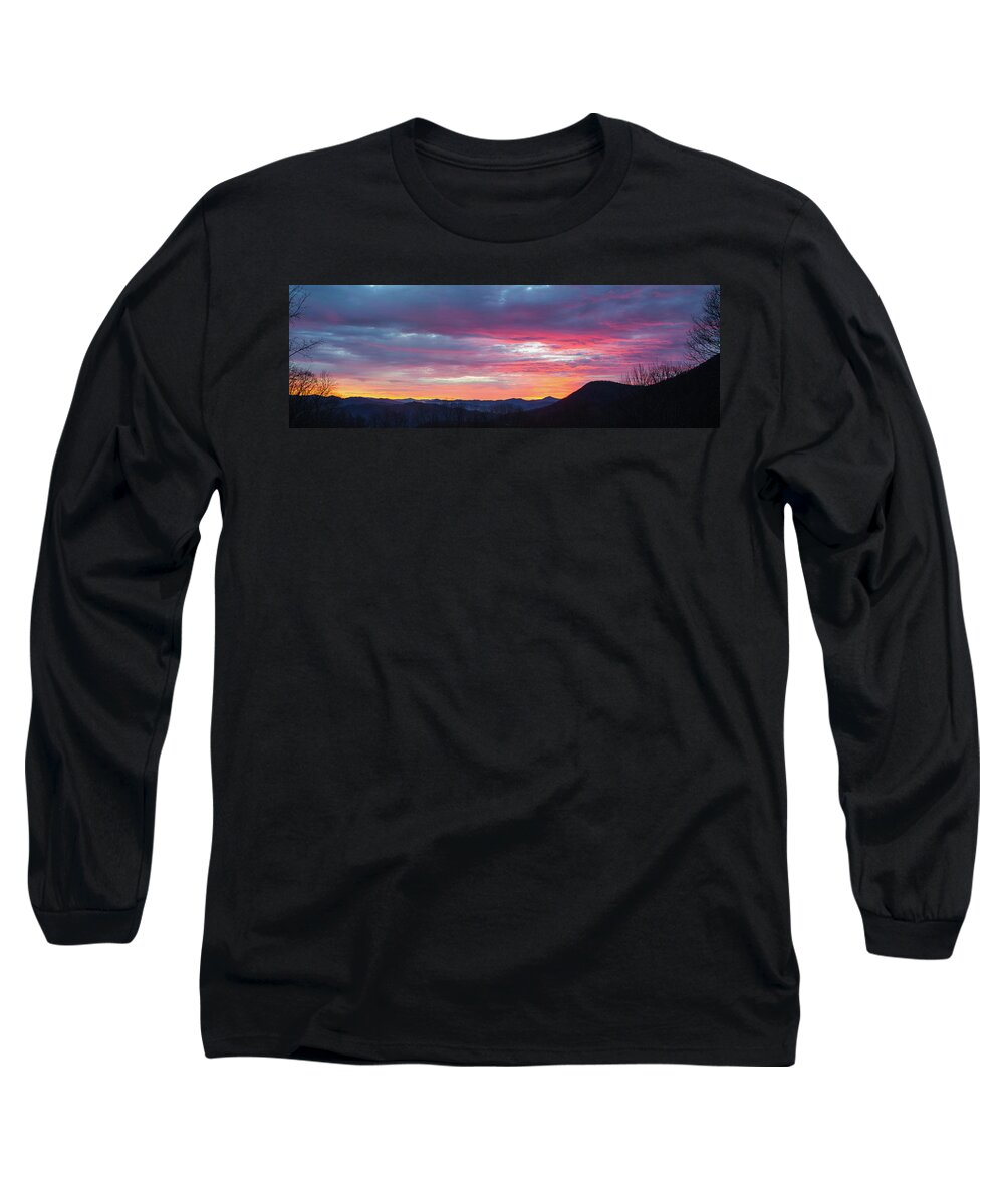 Sunrise Long Sleeve T-Shirt featuring the photograph New Year Dawn - 2016 December 31 by D K Wall