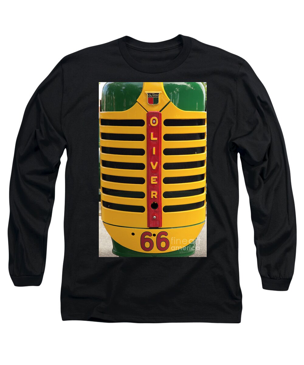 Tractor Long Sleeve T-Shirt featuring the photograph Oliver 66 Tractor by Mike Eingle