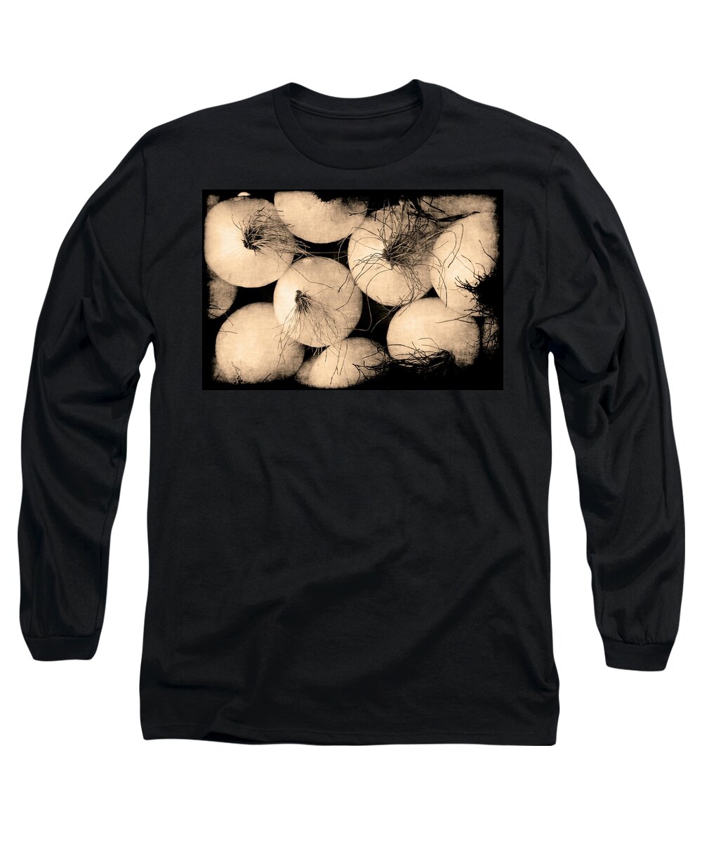 Onions Long Sleeve T-Shirt featuring the photograph Onions by Jennifer Wright