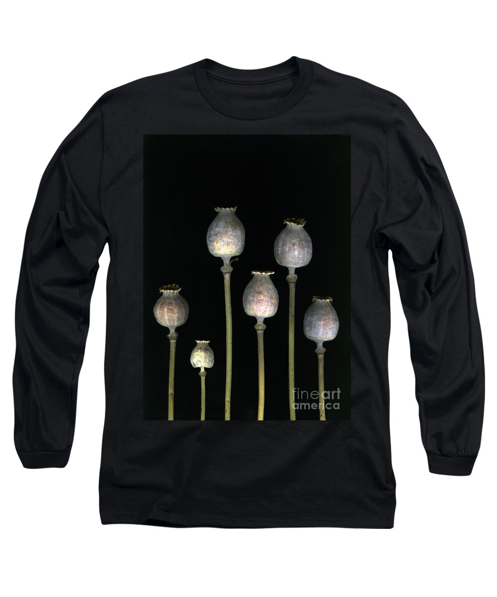 Scanography Long Sleeve T-Shirt featuring the photograph Opiates by Christian Slanec