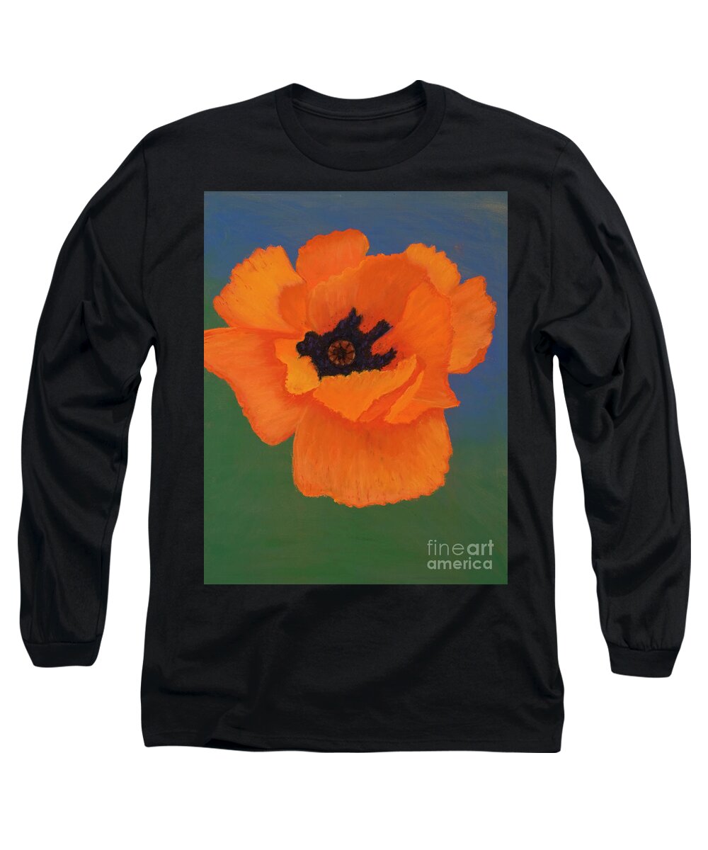 Orange Long Sleeve T-Shirt featuring the photograph Orange Deluxe by Ginny Neece