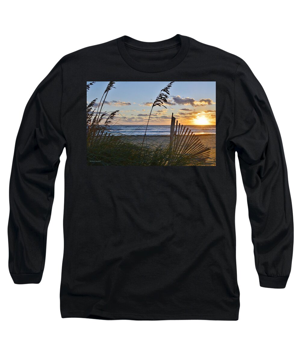 Obx Sunrise Long Sleeve T-Shirt featuring the photograph Outer Banks Sunrise by Barbara Ann Bell