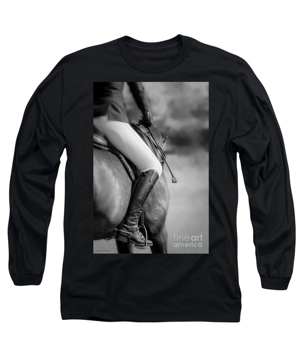 Horse Long Sleeve T-Shirt featuring the photograph Outside Leg by Michelle Wrighton
